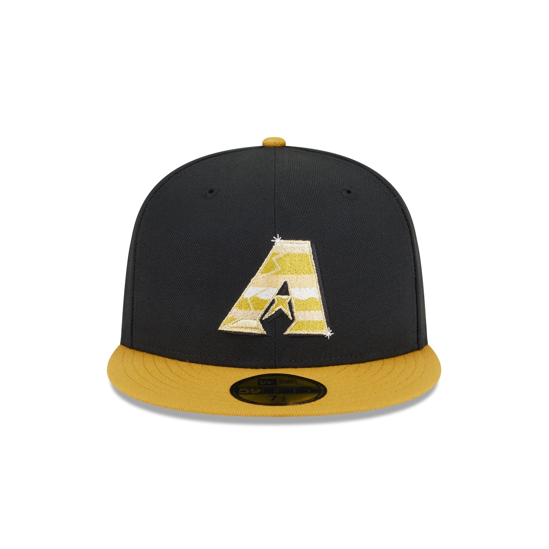 Arizona Diamondbacks Metallic Gold Logo 59FIFTY Fitted Hat