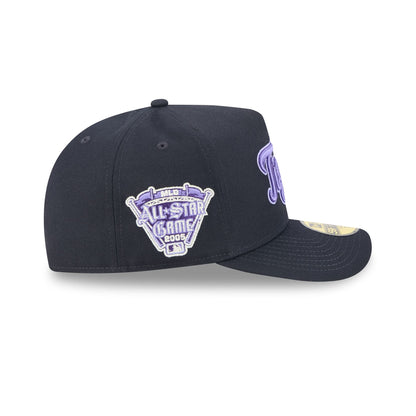 Detroit Tigers Navy Lavender 59FIFTY A-Frame Fitted Hat