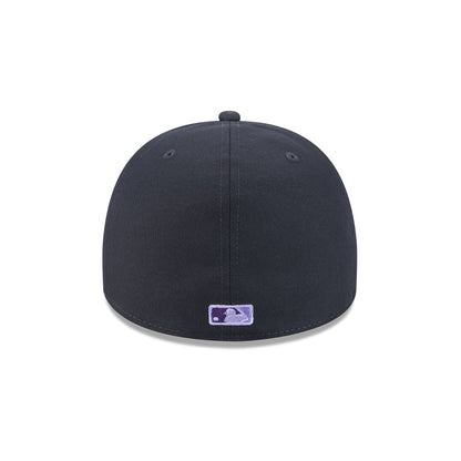 Arizona Diamondbacks Navy Lavender 59FIFTY A-Frame Fitted Hat