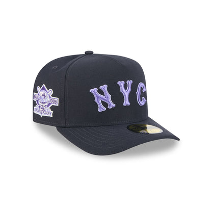 New York Mets Navy Lavender 59FIFTY A-Frame Fitted Hat