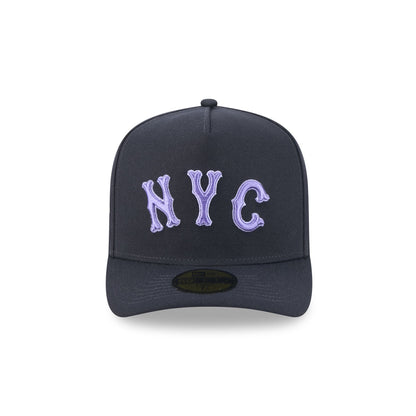 New York Mets Navy Lavender 59FIFTY A-Frame Fitted Hat