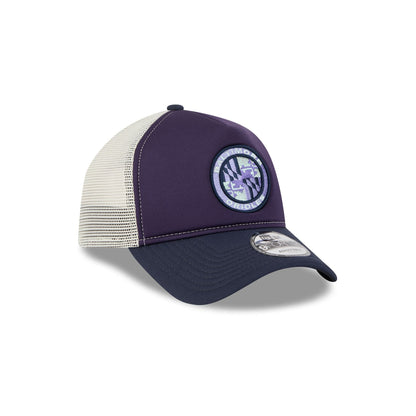 Baltimore Orioles Navy Purple 9FORTY A-Frame Trucker Hat