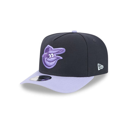 Baltimore Orioles Navy Lavender 9FIFTY A-Frame Snapback Hat