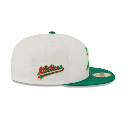 Athletics Beaded Linen 59FIFTY Fitted Hat