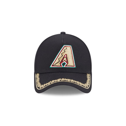 Arizona Diamondbacks Ornate Visor 9FORTY A-Frame Snapback Hat