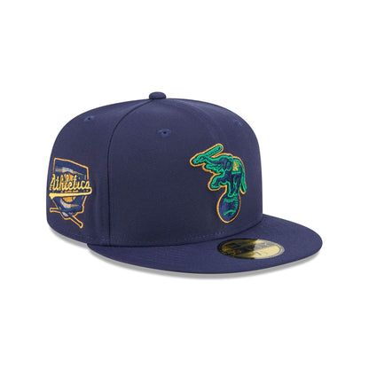 Athletics Blue Tartan 59FIFTY Fitted Hat