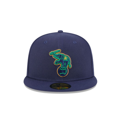 Athletics Blue Tartan 59FIFTY Fitted Hat