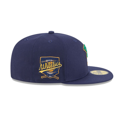 Athletics Blue Tartan 59FIFTY Fitted Hat