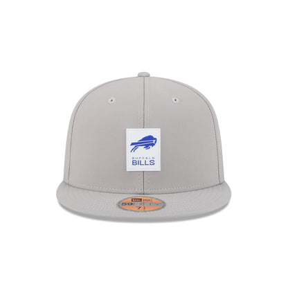 Buffalo Bills 2025 Sideline Hot Weather Gray 59FIFTY Fitted Hat