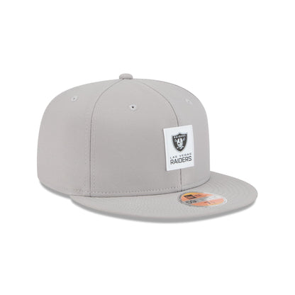Las Vegas Raiders 2025 Sideline Hot Weather Gray 59FIFTY Fitted Hat