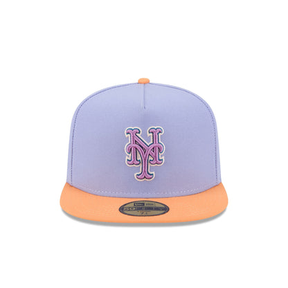 New York Mets Lavender 59FIFTY A-Frame Fitted Hat