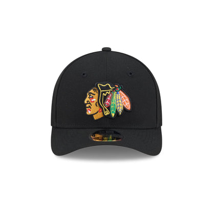 Chicago Blackhawks Team Black 9FORTY M-Crown Snapback Hat