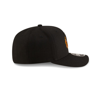 Chicago Blackhawks Team Black 9SEVENTY Stretch-Snap Hat