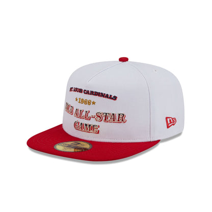 St. Louis Cardinals Summer Derby White 59FIFTY A-Frame Fitted Hat