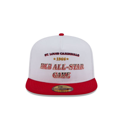 St. Louis Cardinals Summer Derby White 59FIFTY A-Frame Fitted Hat