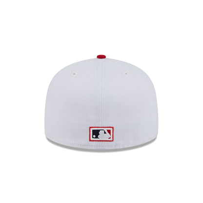 St. Louis Cardinals Summer Derby White 59FIFTY A-Frame Fitted Hat