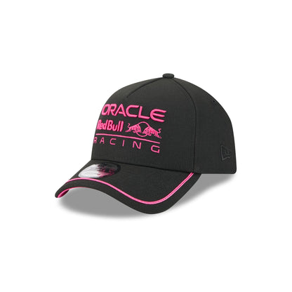 2025 Miami Race Oracle Red Bull Racing Black 9FORTY A-Frame Snapback Hat