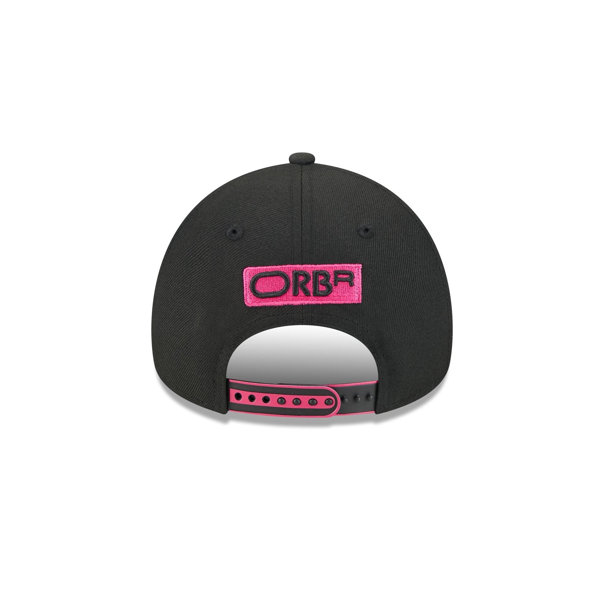 2025 Miami Race Oracle Red Bull Racing Black 9FORTY A-Frame Snapback Hat