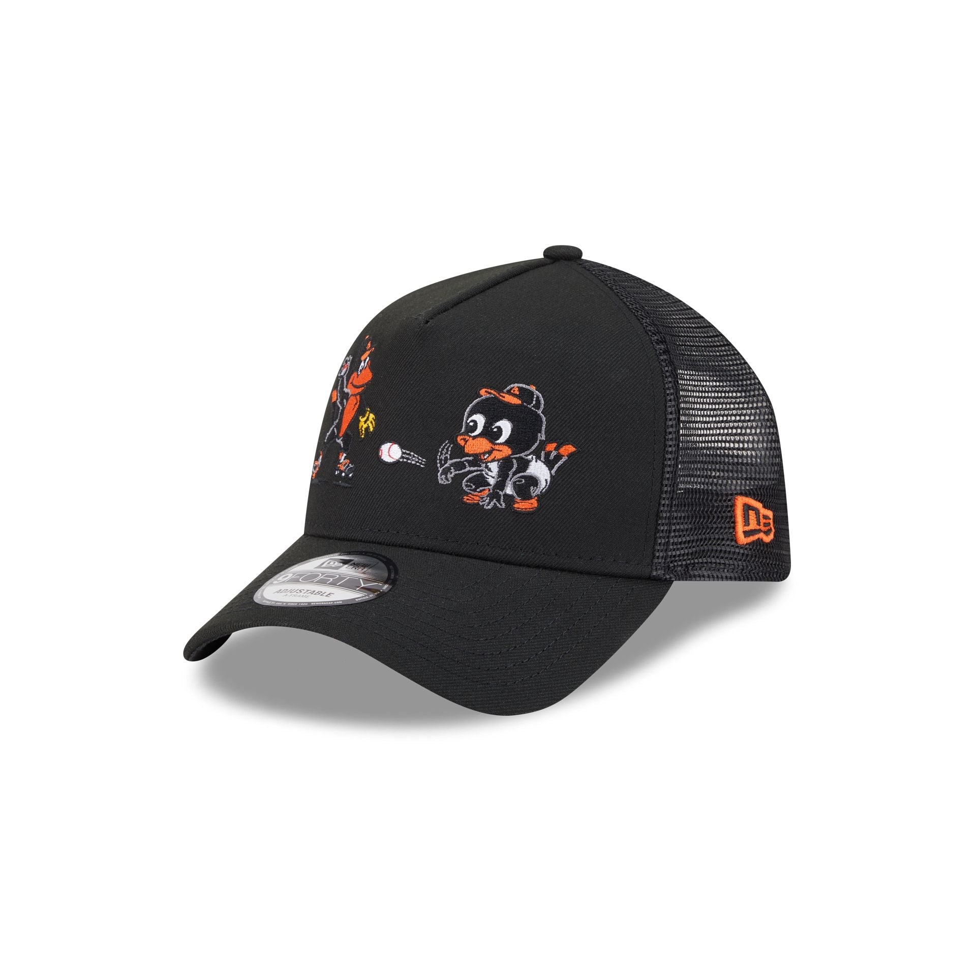 Baltimore Orioles Generation Mascots 9FORTY A-Frame Trucker Hat