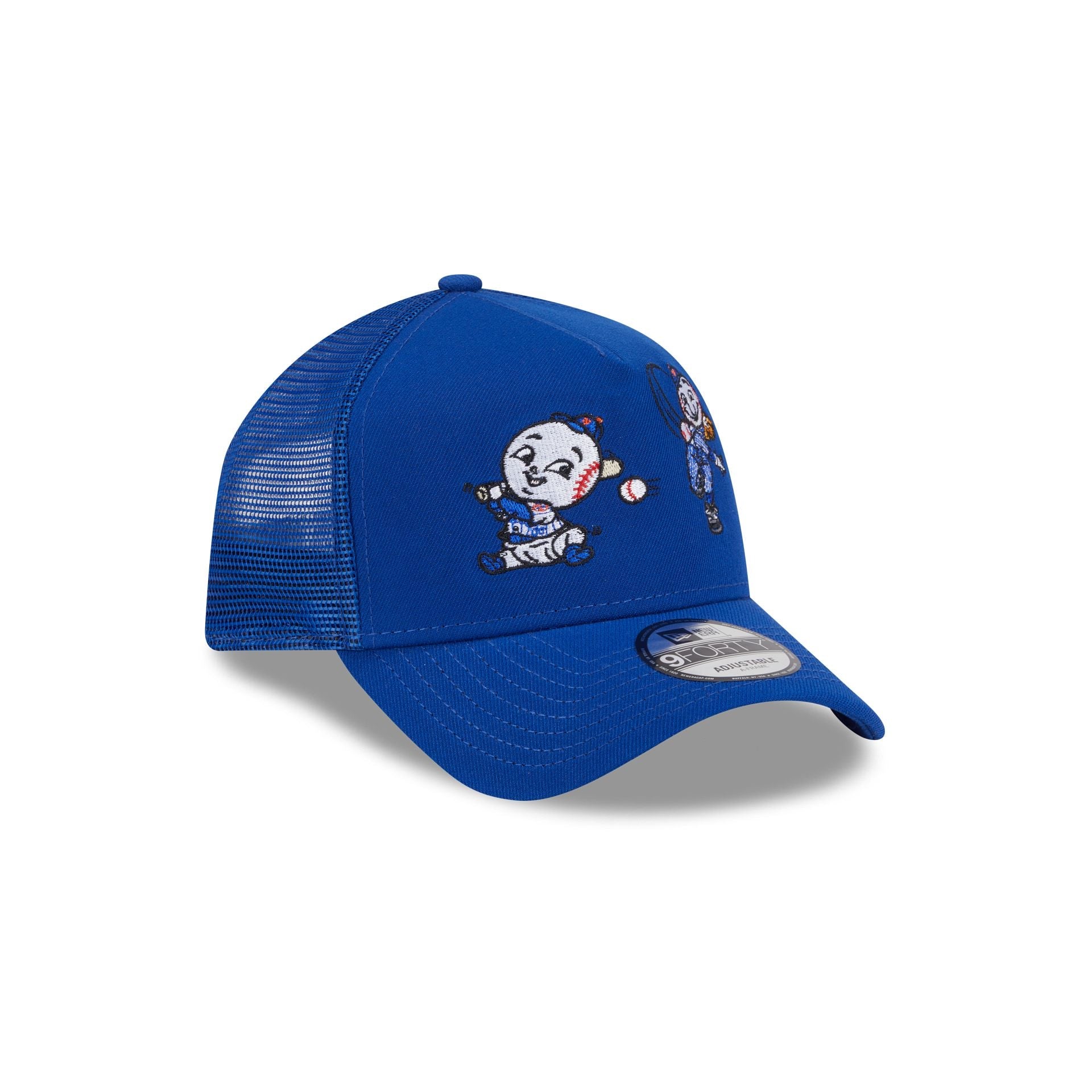New York Mets Generation Mascots 9FORTY A-Frame Trucker Hat
