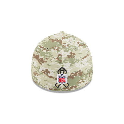 Las Vegas Raiders 2025 Salute to Service Digi Camo 39THIRTY Stretch Fit Hat