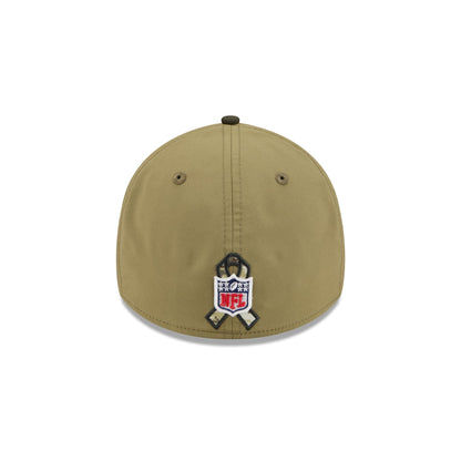 Las Vegas Raiders 2025 Salute to Service 39THIRTY Stretch Fit Hat