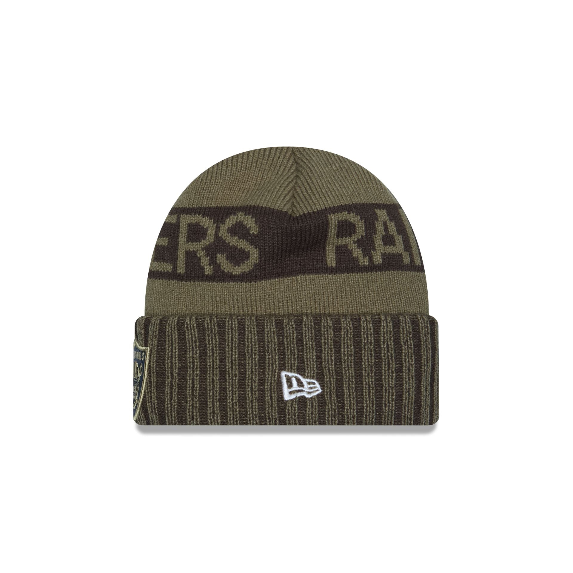 Las Vegas Raiders 2025 Salute to Service Cuff Knit Hat