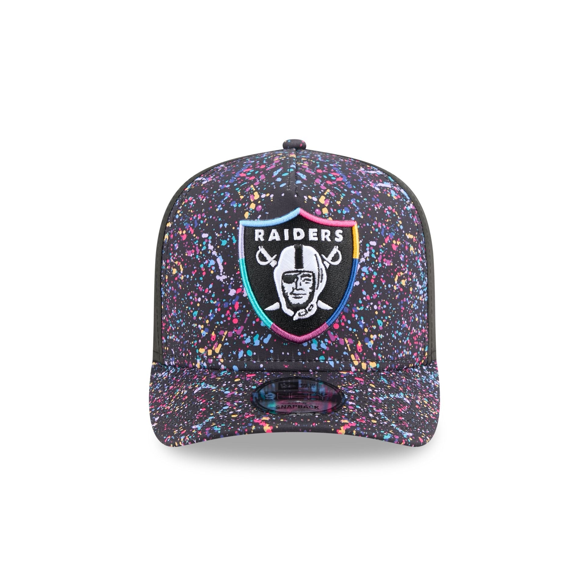 Las Vegas Raiders 2025 Crucial Catch 9FIFTY A-Frame Snapback Hat