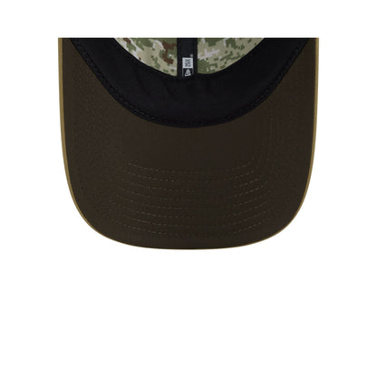 Las Vegas Raiders 2025 Salute to Service Women's Open Back Ponytail Hat