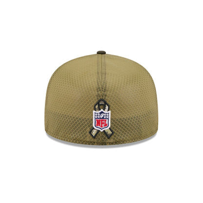 Las Vegas Raiders 2025 Salute to Service 59FIFTY Fitted Hat