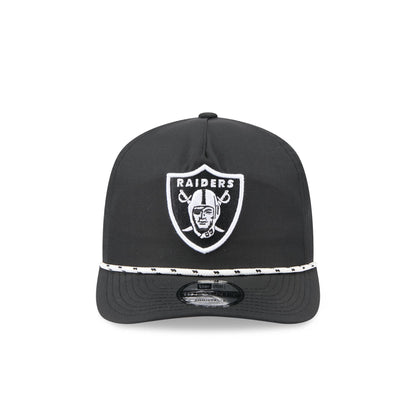 Las Vegas Raiders Black and White Rope 19TWENTY Snapback Hat