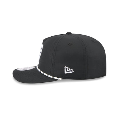 Las Vegas Raiders Black and White Rope 19TWENTY Snapback Hat