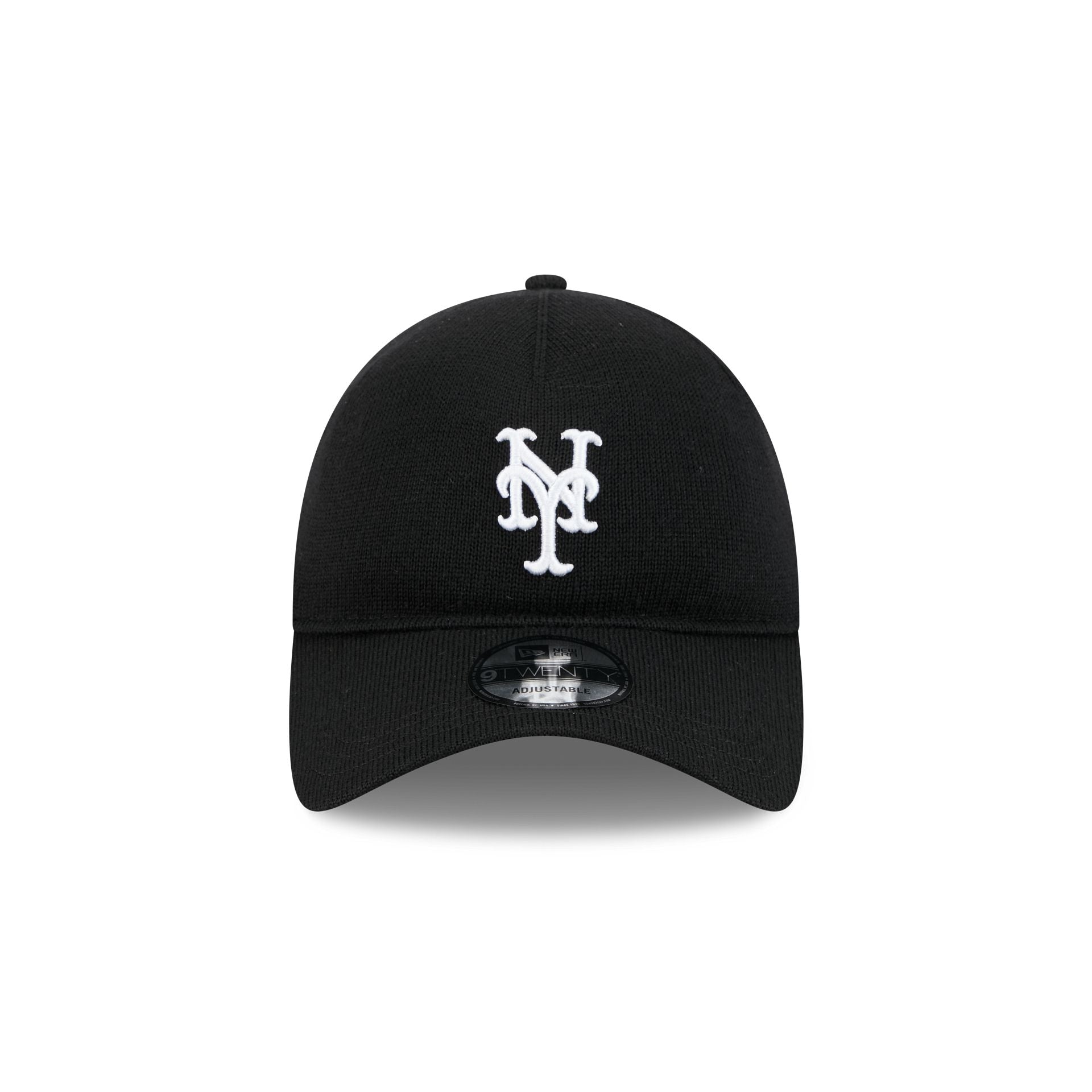 New York Mets Merino Wool Black 9TWENTY Adjustable Hat