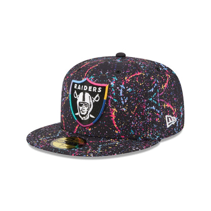 Las Vegas Raiders 2025 Crucial Catch 59FIFTY Fitted Hat