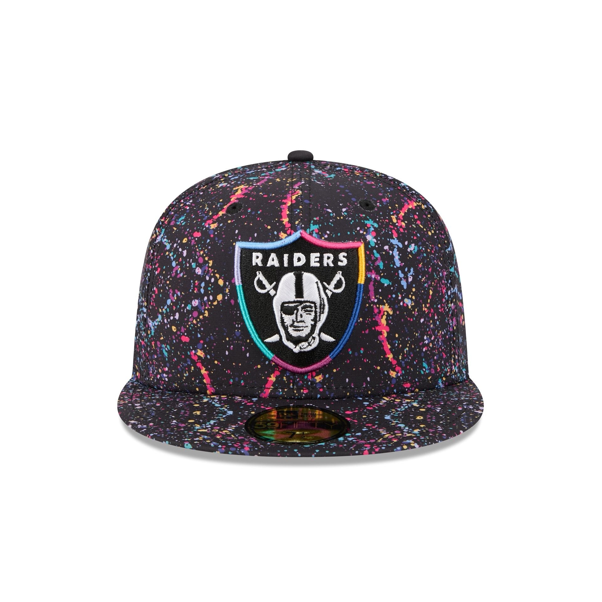 Las Vegas Raiders 2025 Crucial Catch 59FIFTY Fitted Hat