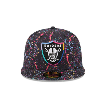 Las Vegas Raiders 2025 Crucial Catch 59FIFTY Fitted Hat