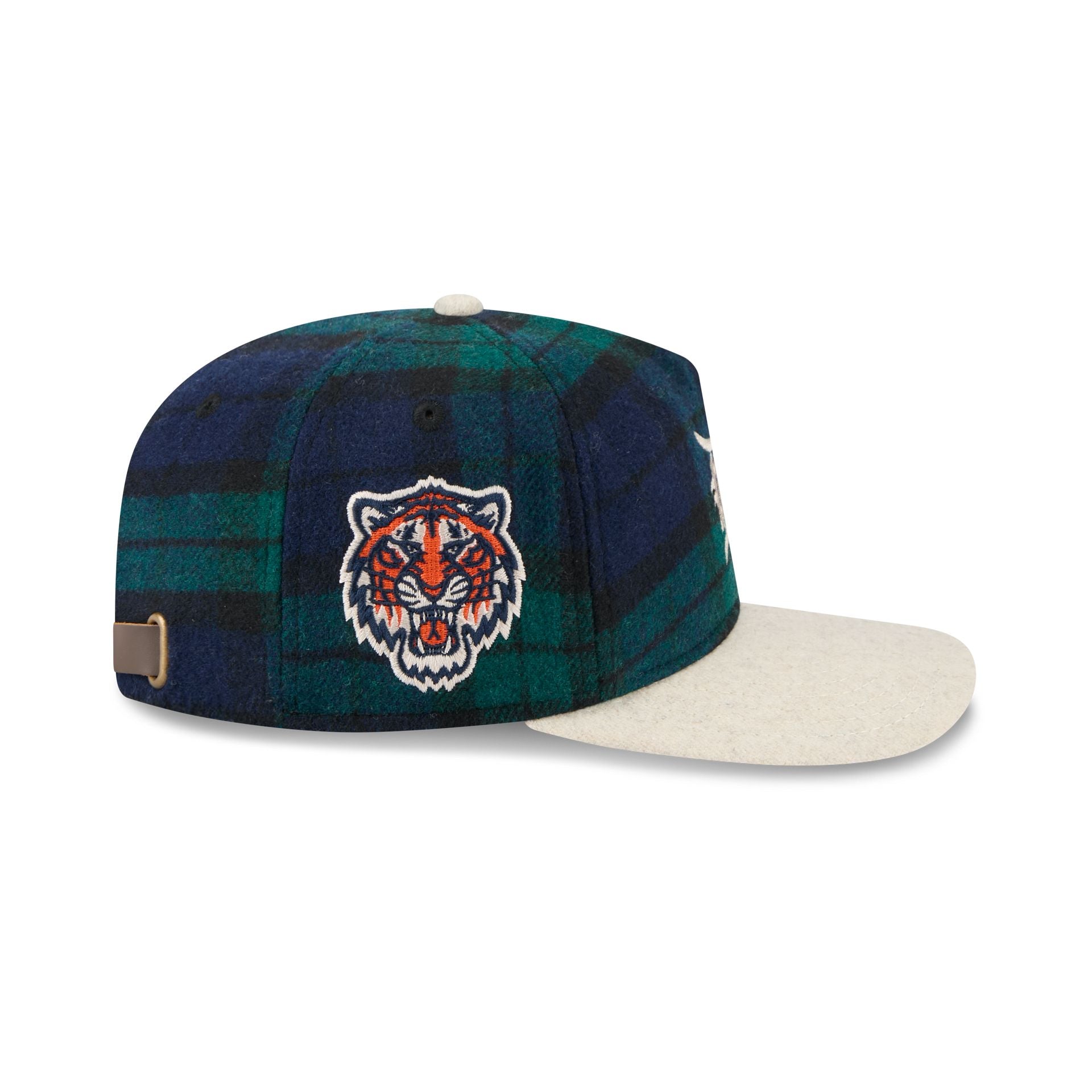 Detroit Tigers Plaid Letterman 19TWENTY Adjustable Hat