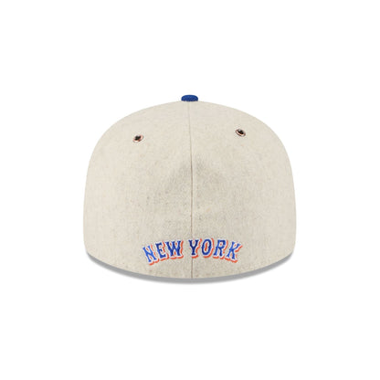 New York Mets Wool Letterman Retro Crown 59FIFTY Fitted Hat