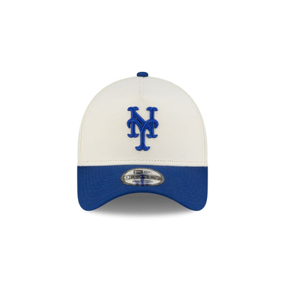 Meanwhile Back in Queens x New York Mets Chrome White 9FORTY A-Frame Snapback Hat