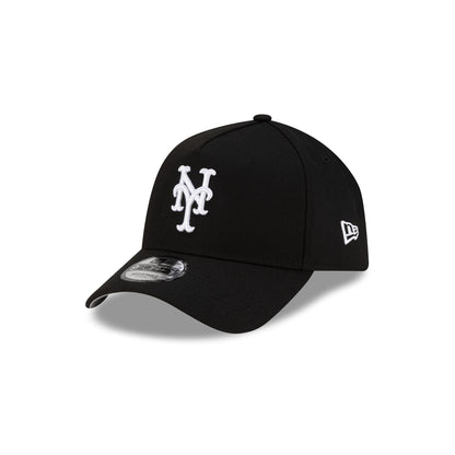 Meanwhile Back in Queens x New York Mets Black 9FORTY A-Frame Snapback Hat