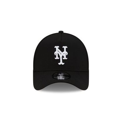 Meanwhile Back in Queens x New York Mets Black 9FORTY A-Frame Snapback Hat