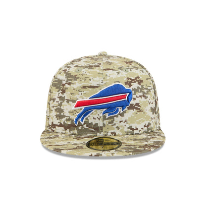 Buffalo Bills 2025 Salute to Service Fan Gear 59FIFTY Fitted Hat