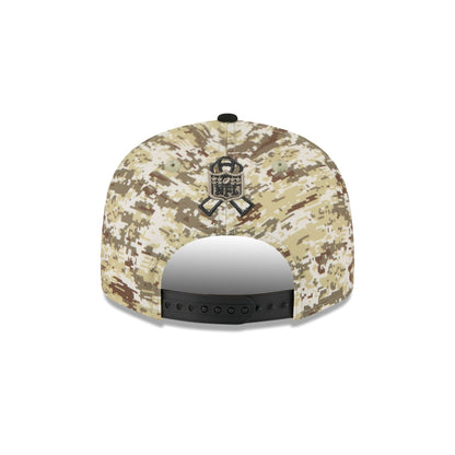 Las Vegas Raiders 2025 Salute to Service Fan Gear 9FIFTY Snapback Hat