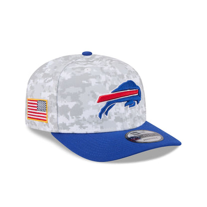 Buffalo Bills 2025 Salute to Service Fan Gear 9SEVENTY Stretch-Snap Hat