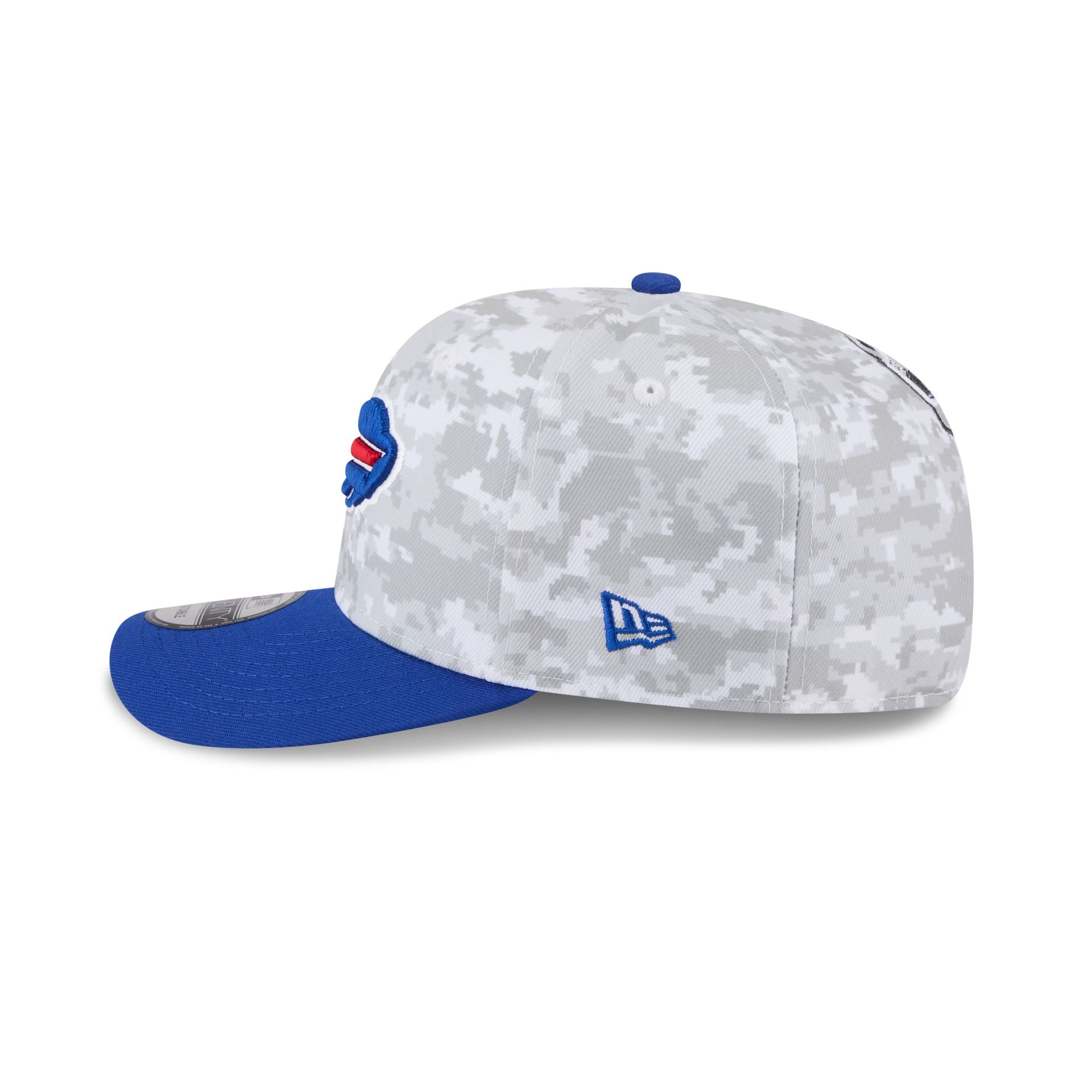 Buffalo Bills 2025 Salute to Service Fan Gear 9SEVENTY Stretch-Snap Hat