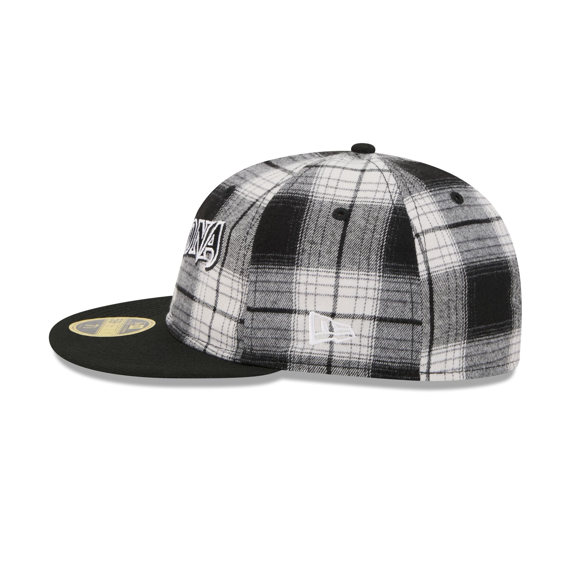 Arizona Diamondbacks Grunge Plaid Retro Crown 59FIFTY Fitted Hat