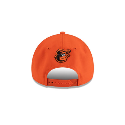 Hyperfly Katakana x Baltimore Orioles Orange9FORTY A-Frame Snapback Hat