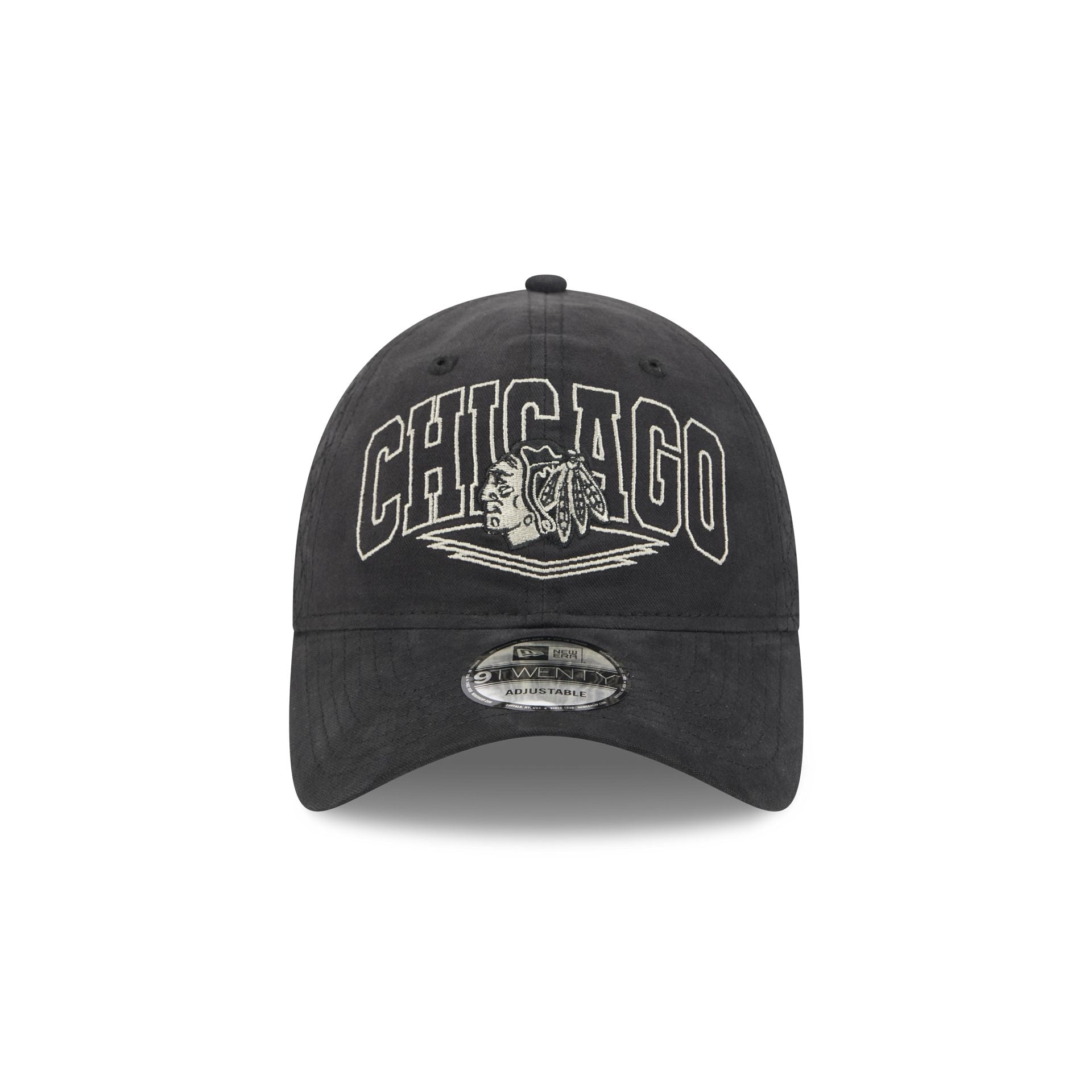 Chicago Blackhawks Quilted Wordmark 9TWENTY Adjustable Hat