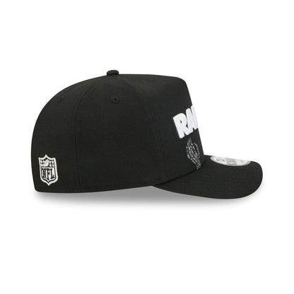 Las Vegas Raiders Skeletal Script 9FIFTY A-Frame Snapback Hat