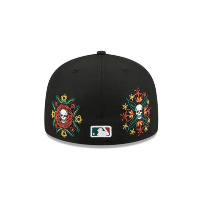 San Francisco Giants Day of the Dead Skull & Flowers 59FIFTY Fitted Hat